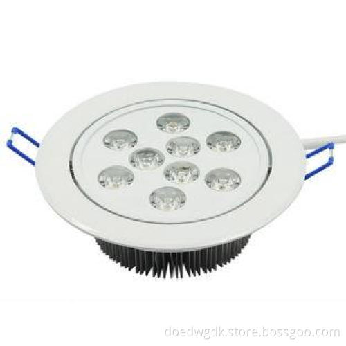 High Power LED Downlight 9W LED Recessed Ceiling Light Fixt